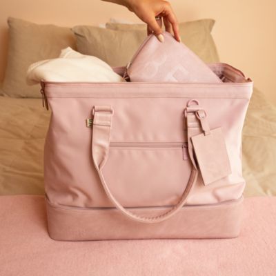 The Weekender Bag in Atlas Pink