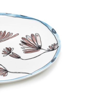 Marni Camelia Aubergine Dinner Plate