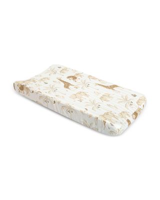 Crane Baby - Kendi Quilted Change Pad Cover - Safari