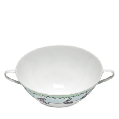 Marni Blossom Milk Soup Bowl with Handles