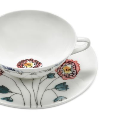 Marni Anemone Milk Tea/Coffee Cup & Saucer