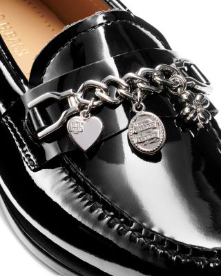 Women's Whitney Apron Toe Charm Embellished Loafers