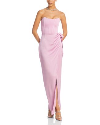 V. Chapman June Corset Wrap Tie Dress | Bloomingdale's Women