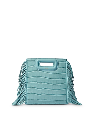 MAJE M FRINGE LEATHER MINI BAG