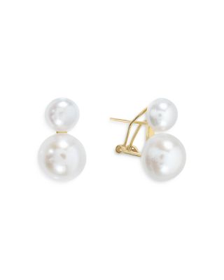 Shashi - Bianca Cultured Freshwater Pearl Earrings