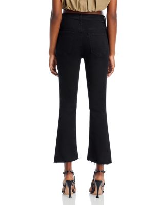 The Insider High Rise Crop Step Fray Bootcut Jeans in Not Guilty