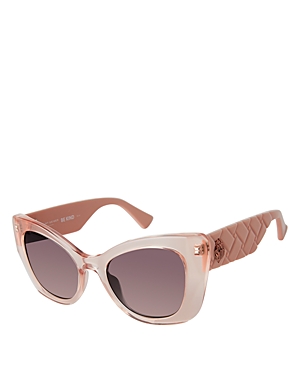 Shop Kurt Geiger Cat Eye Sunglasses, 52mm In Pink/purple Gradient