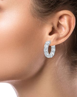 Round Hoop Earrings