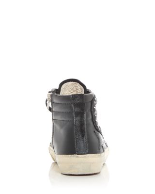 Women's Slide Embellished High Top Sneakers