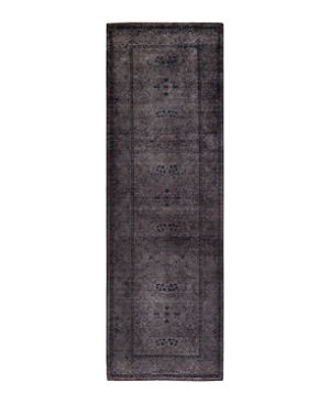Shop Bloomingdale's Fine Vibrance M1542 Runner Area Rug, 2'7 X 8'2 In Gray