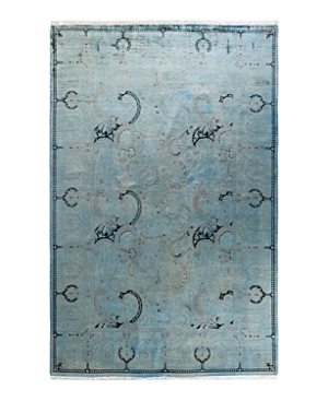 Shop Bloomingdale's Fine Vibrance M1035 Area Rug, 6'3 X 9'8 In Blue