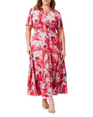 NIC+ZOE Plus - Scribble Bouquet Daydream Maxi Dress
