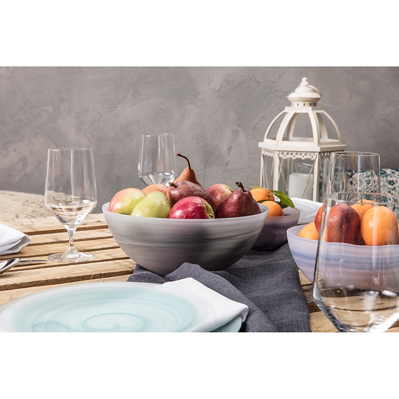Fortessa La Jolla Grey Serving Bowl In Grey