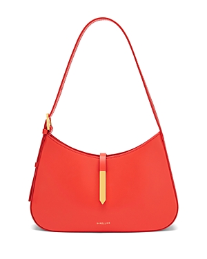 Demellier Women's Tokyo Leather Hobo Bag In Poppy Red/gold