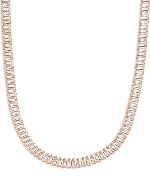 Shop Shashi 18k Gold Plated Cubic Zirconia Necklace, 13.5 + 2 Extender