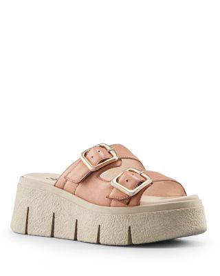 Cougar Women's Astrid Buckle Strap Platform Slide Sandals