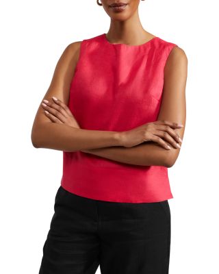 HOBBS LONDON - Malindi Linen Sleeveless Top