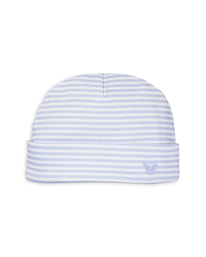 Shop Petite Plume Boys' Cotton Striped Hat - Baby In Blue Stripe