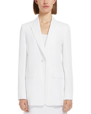 ジャケット MAX MARA Women Jackets 2511011061600 001 WHITE Max Mara Studio Gitane Single Breasted Jacket | Bloomingdale's