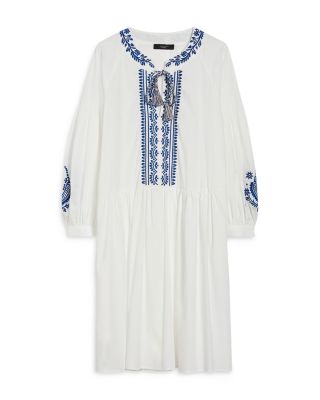【送料&関税込】Max Mara Embroidered Contrasted Dress Weekend Max Mara Dirce Dress | Bloomingdale's