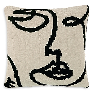 Sunday Citizen Faces Throw Pillow In Sahara Tan