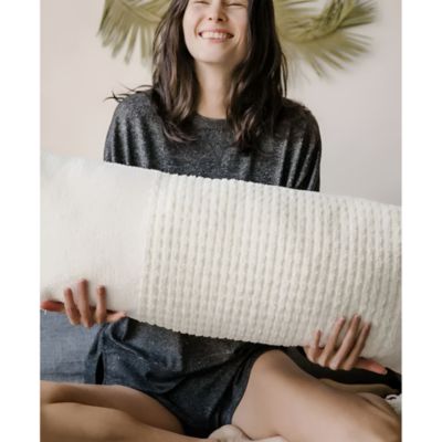 Braided Pom Pom Lumbar Pillow