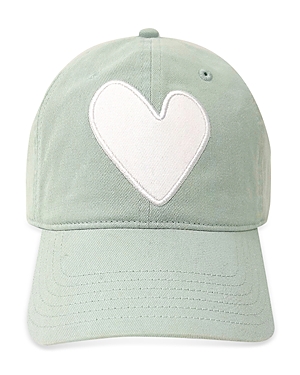 Shop Kerri Rosenthal Heart Patch Baseball Hat - 100% Exclusive In Sage
