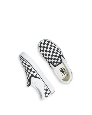 Unisex Checkerboard Slip On Sneakers - Walker, Toddler