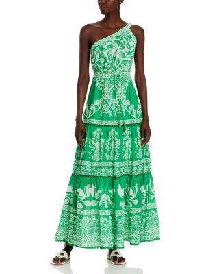 Bloomingdales green dress hotsell