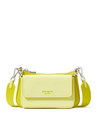kate spade new york Double Up Patent & Saffiano Leather Crossbody