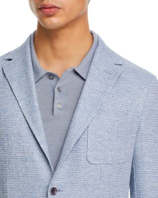 Cotton & Linen Textured Jersey Regular Fit Sport Coat