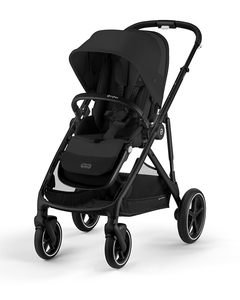Cybex Gazelle S 2 Stroller Black Frame With Moon Black Seat In Moon Black