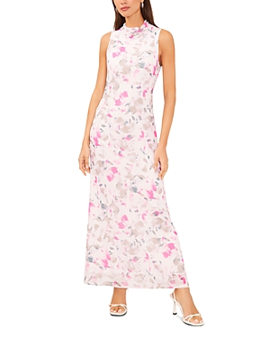 Shop Vince Camuto High Neck Maxi Dress In New Ivory