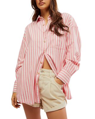 Free People Freddie Striped Shirt | Bloomingdale's