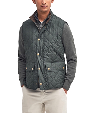 Shop Barbour Lowerdale Quilted Vest In Sage