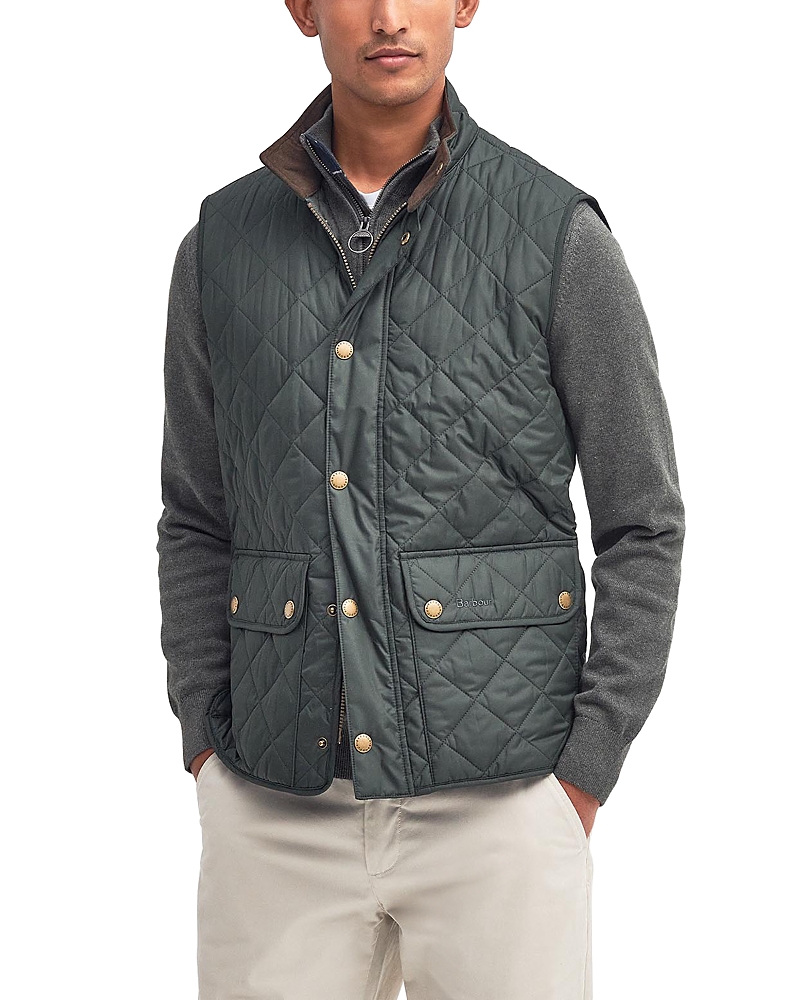 Barbour Lowerdale Quilted Vest In Sage