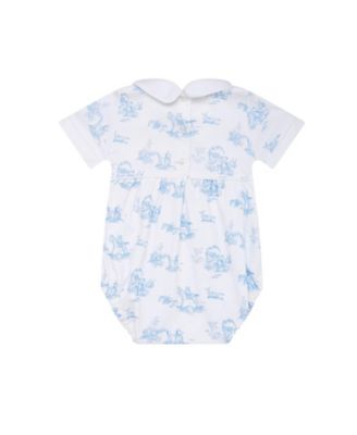 Boys' Blue Toile Bubble - Baby
