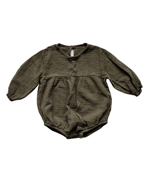 The Simple Folk Meadow Romper - Baby In Olive