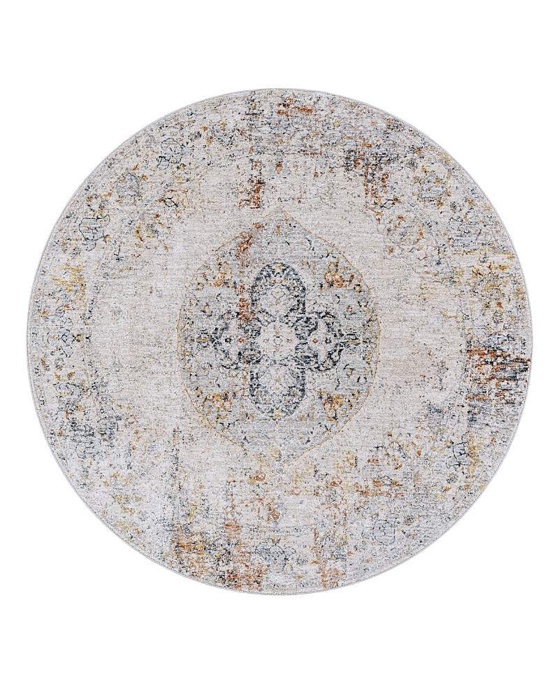 Livabliss Laila Laa-2306 Round Area Rug, 6'7 x 6'7