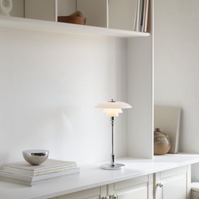 PH 2/1 Portable High Luster Chrome Plated Lamp