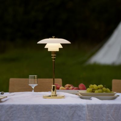 PH 2/1 Portable Brass Metallized Lamp