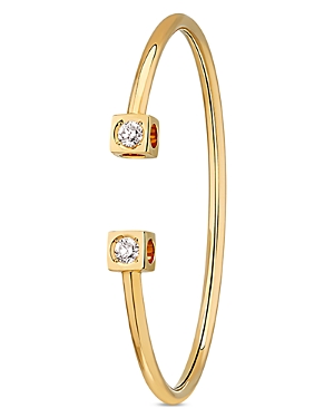 Dinh Van Le Cube Diamant Large Bracelet In Gold