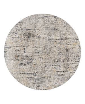 Surya Cardiff Cdf-2301 Round Area Rug, 6'7 X 6'7 In Grey/silver