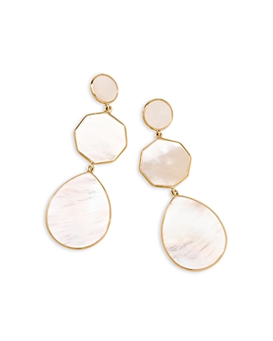 Ippolita 18K Gold Polished Rock Candy Crazy 8's Earrings in Mother-of-Pearl