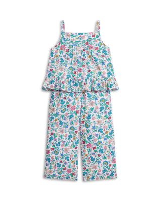 Ralph Lauren - Girls' Floral Cotton Batiste Top & Pant Set - Little Kid