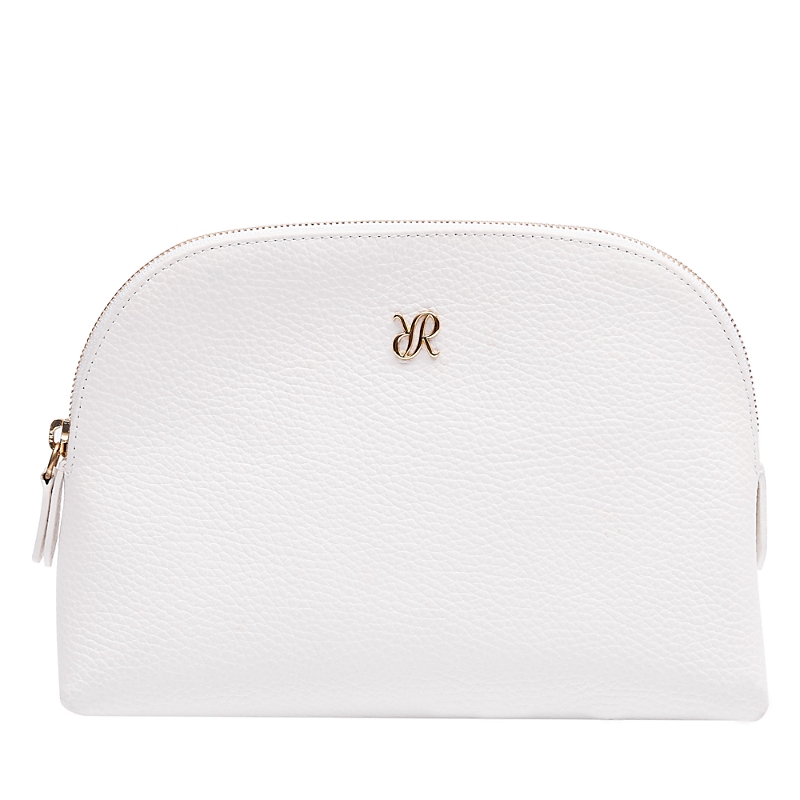 Rapport London Tuxedo Collection Makeup Bag In White