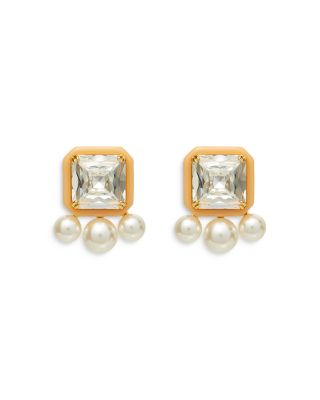 Lele Sadoughi - Paddle Button Earrings