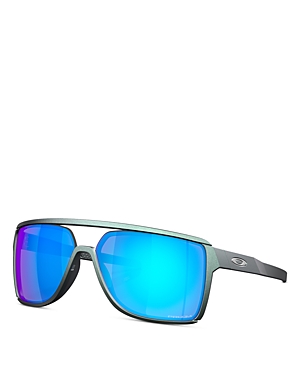 Oakley Castel Rectangular Sunglasses, 63mm