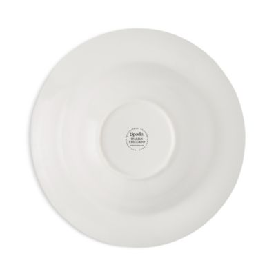 Blue Italian Steccato Cereal Bowls, Set of 4