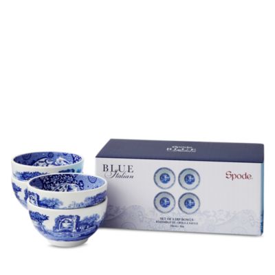 Blue Italian Dip Bowls, Set of 4
